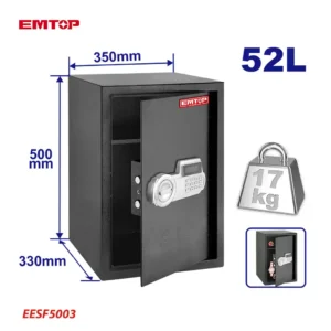 EMTOP COFFRE FORT ELECTRONIQUE 52L EESF5003