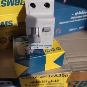 DISJONCTEUR DIFFERTIEL BDD2-2P 32/300MA BMS