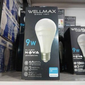 WELLMAX LAMPE LED RECHARGEBLE 9W