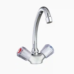 MELANGEUR LAVABO SLR TETE CRISTAL