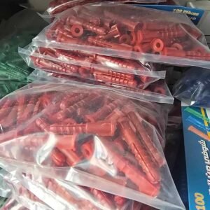 CHEVILLE PLASTIQUE 10 ROUGE