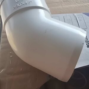 COUDE BLANC 80/45 PVC