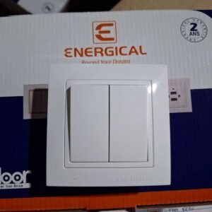 INTERRUPTEUR D.A ENERGICAL BLANC NOOR