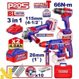 EMTOP KIT 3PCS VIS+TRON+PER ELOSLI241198