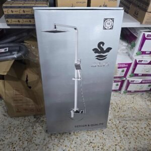 MITIGEUR DIAMANT DOUCHE AVEC COLLONE DE DOUCHE CARRE SLR