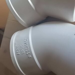 COUDE BLANC 110/45 PVC