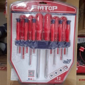 EMTOP JEUX TOURNEVIS 12PCS (ESST1201)