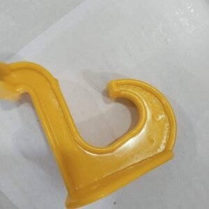 PORTE MONTO PLASTIQUE 1 JAUNE