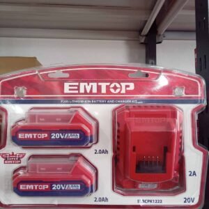 EMTOP KIT CHARGEUR ET BATTERIE 2A P20S ELBCPK1222