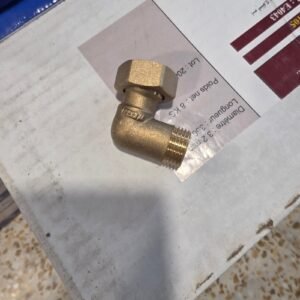 COUDE A ECROU LIBRE CUIVRE 20/15