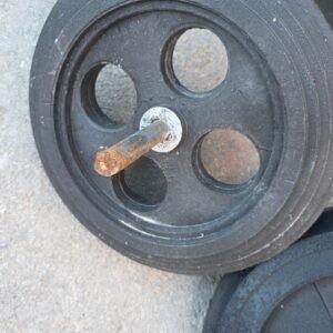 ROUE BROUETTE PLASTIQUE AXE PLAIN