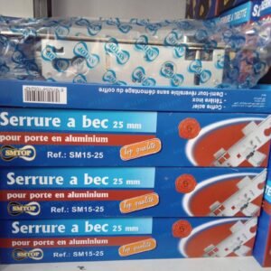 SERRURE ALUMINIUM A BEC AVEC CANON SMTOP